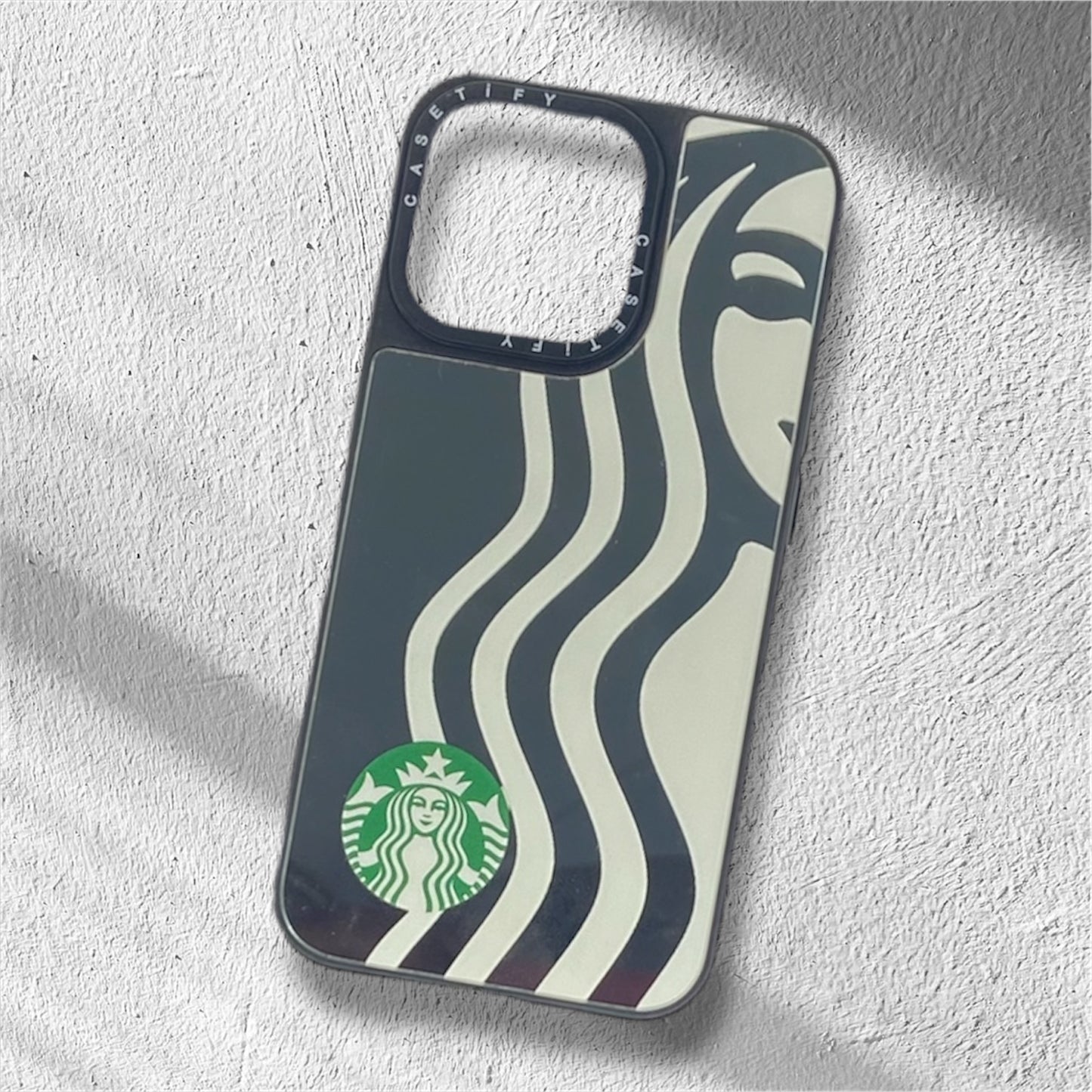 Premium Mirror Starbucks Protective Case For iPhone 14 Pro Max
