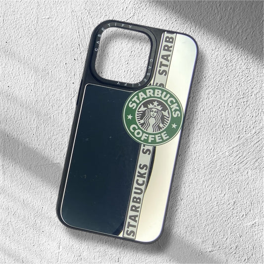Premium Mirror Starbucks Protective Case For iPhone 13 Pro