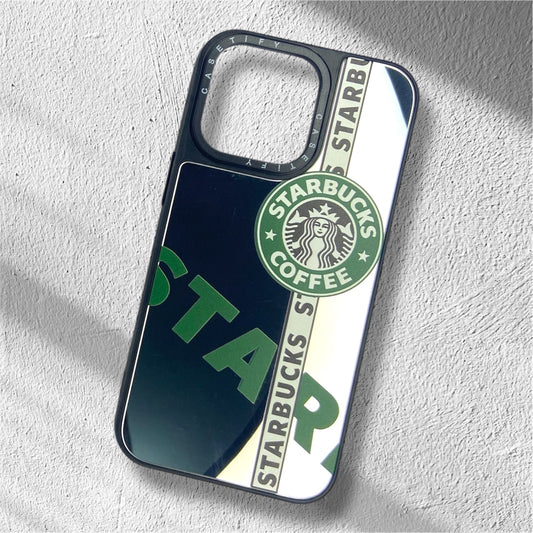 Premium Mirror Starbucks Protective Case For iPhone 13 Pro