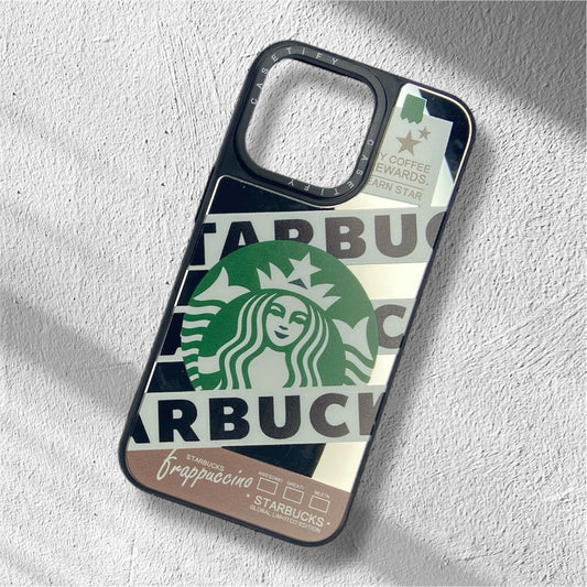 Premium Mirror Starbucks Protective Case For iPhone 13 Pro