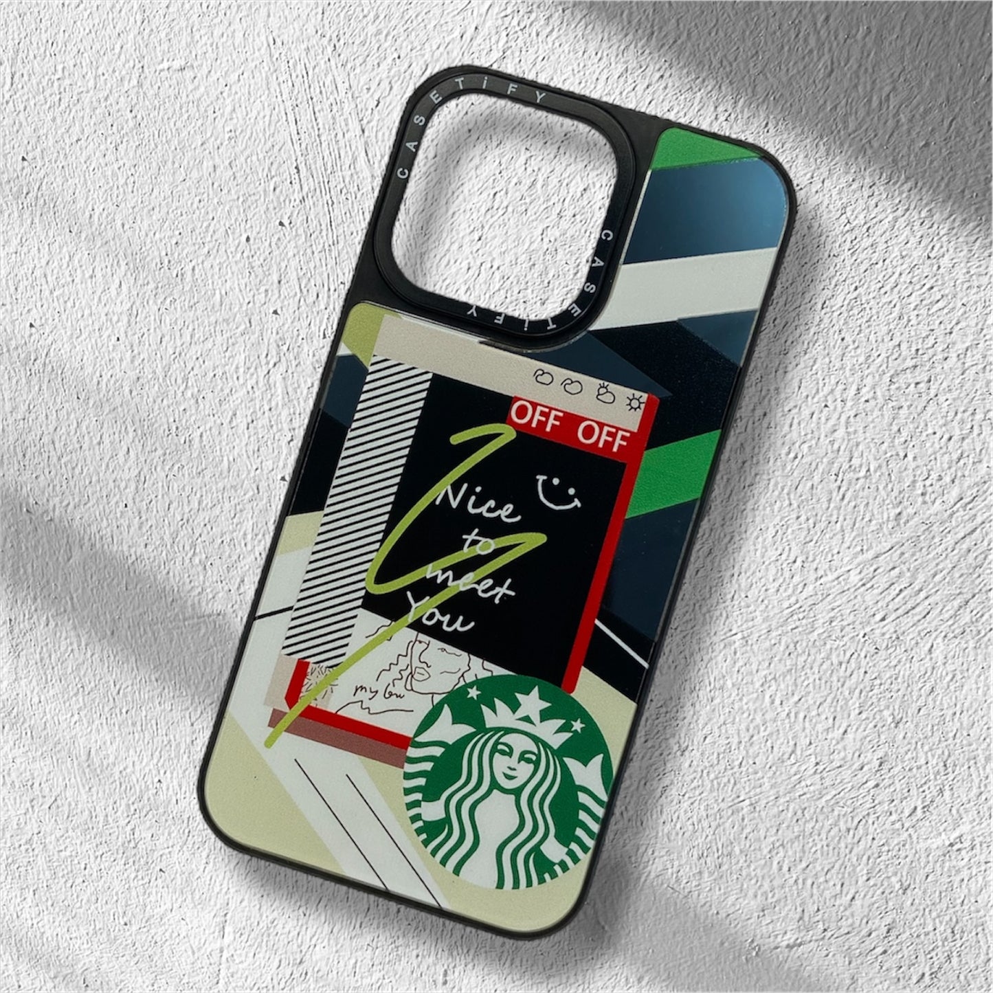 Premium Mirror Starbucks Protective Case For iPhone 13 Pro