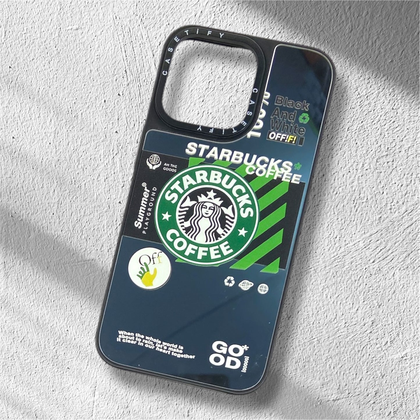 Premium Mirror Starbucks Protective Case For iPhone 13 Pro