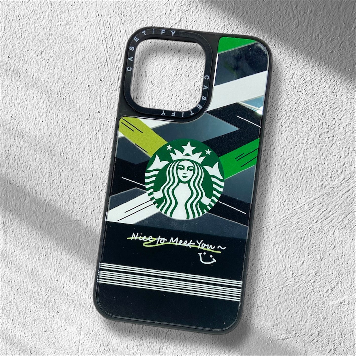 Premium Mirror Starbucks Protective Case For iPhone 13 Pro