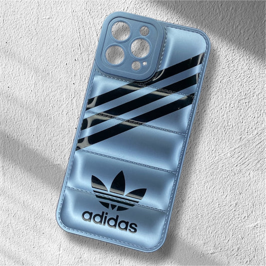 Premium Puff Printed With Camera Protection Case For iPhone 13 Pro Max
