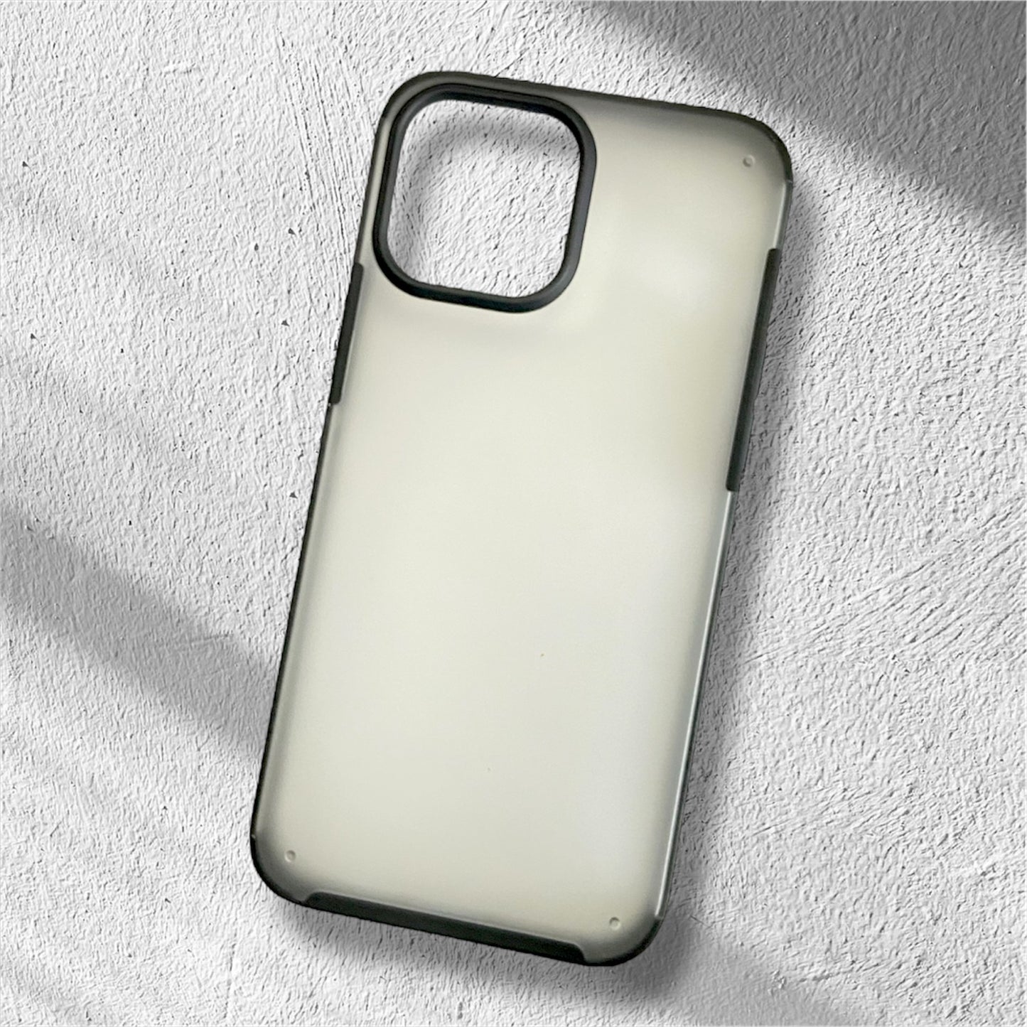 Premium Smoke Matte Back Hard Protective Case For iPhone 13 Pro Max
