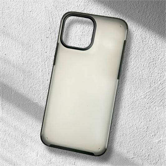 Premium Smoke Matte Back Hard Protective Case For iPhone 13 Pro Max
