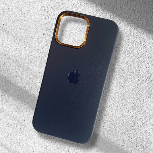 Premium Leather Protective Case With Logo For iPhone 13 Pro Max