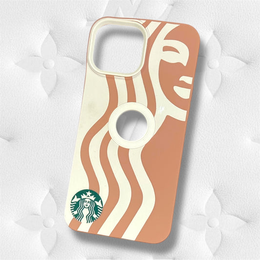 Premium Silicon Printed Case With Logo Cut For iPhone 13 Pro Max