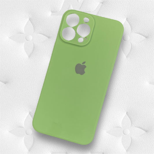 Premium Soft Silicon Logo Case With Camera Protection For iPhone 13 Pro Max
