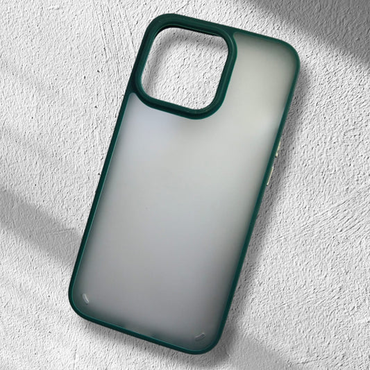 Premium Side Colour Back Smoke Case For iPhone 13 Pro Max