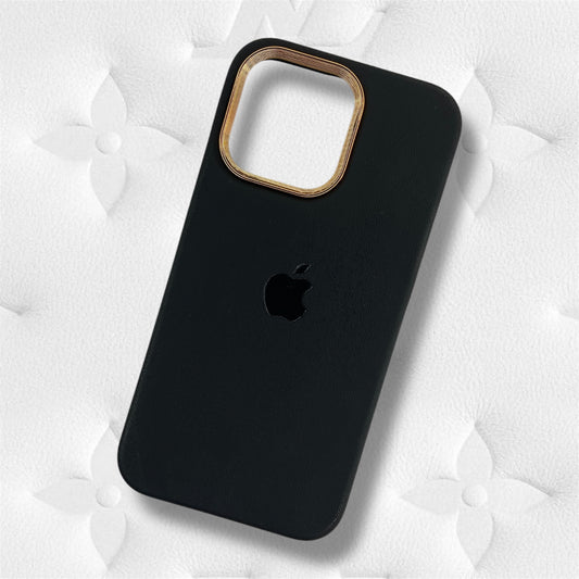 Premium Leather Protective Case With Logo For iPhone 13 Pro Max