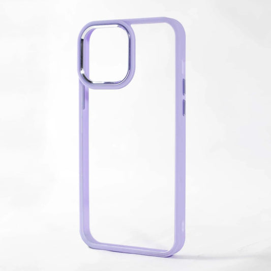 Premium Side Colour Back Hard Transparent Protective Case For iPhone 13 Pro