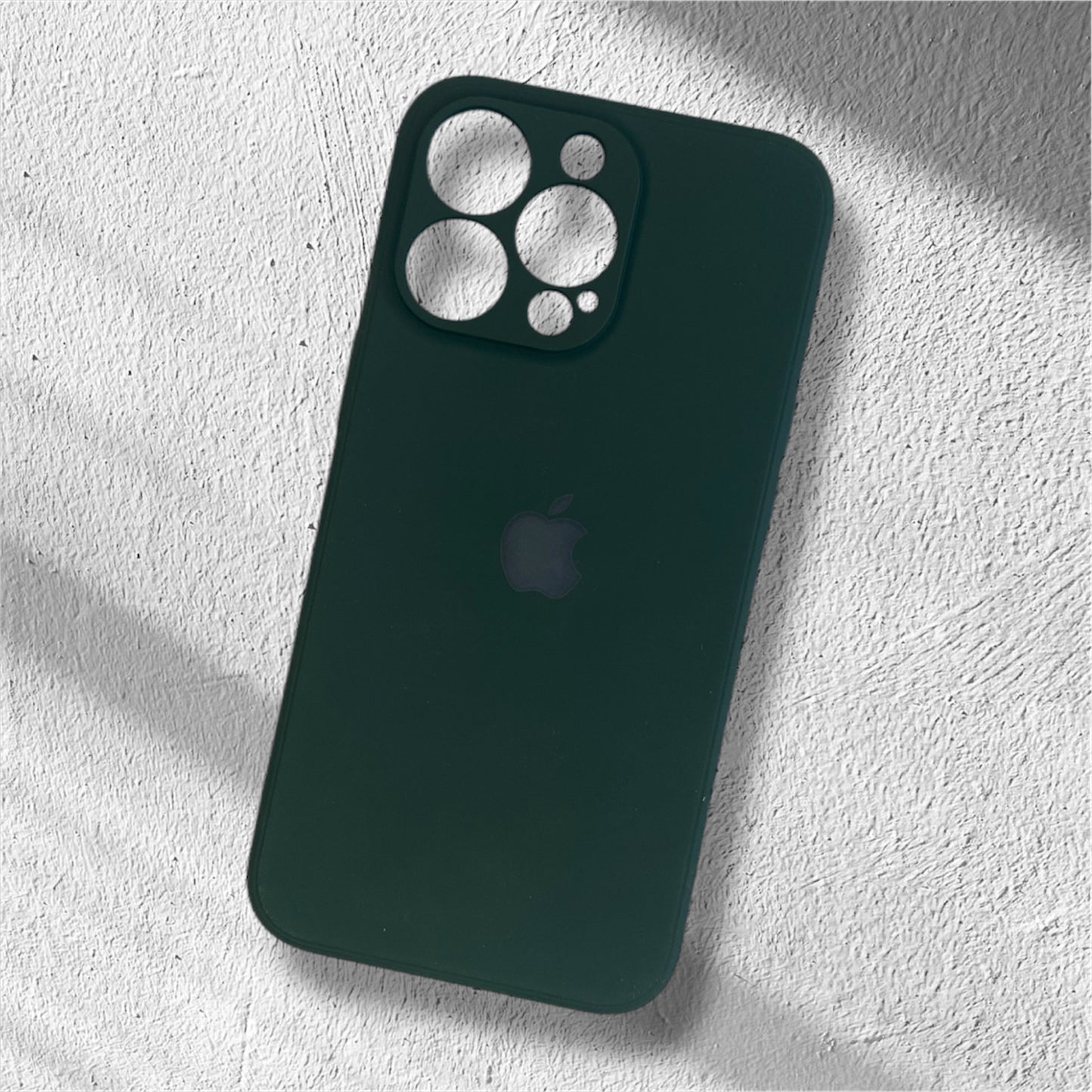 Premium Silicon Logo Case With Camera Protection For iPhone 13 Pro Max