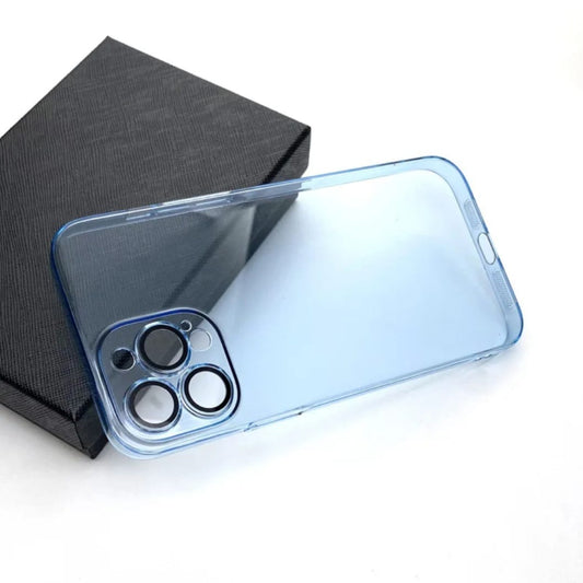 Premium Transparent Back Hard Protective Case With Camera Protection For iPhone 14 Pro Max