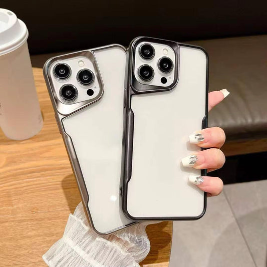 Premium Side Crome Transparent Protective Case for iPhone 13/14