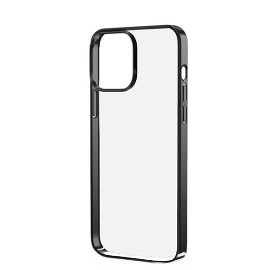 Premium Side Crome Back Transparent Case for iPhone 15 plus