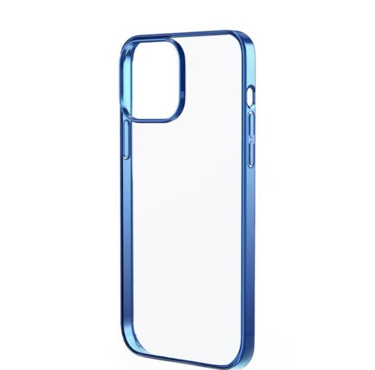 Premium Side Crome Back Transparent Case for iPhone 16 Pro Max
