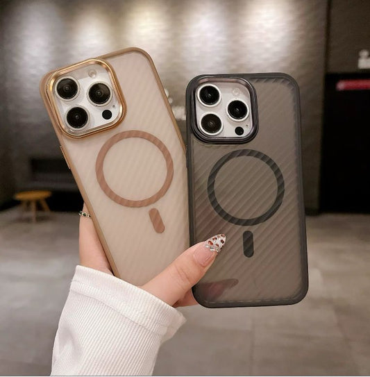 Premium Matte Magsafe Case Side Soft Back Hard for iPhone 16