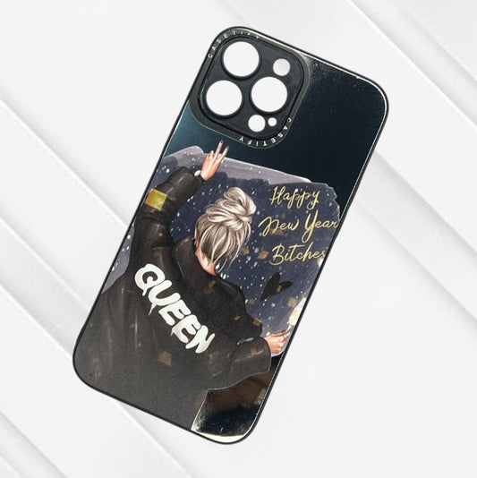 Premium Side Soft Printed Mirror Case With Camera Protection For iPhone 13 Pro Max