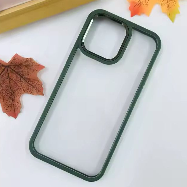 Premium Side Colour Back Hard Transparent Protective Case For iPhone 14 Plus