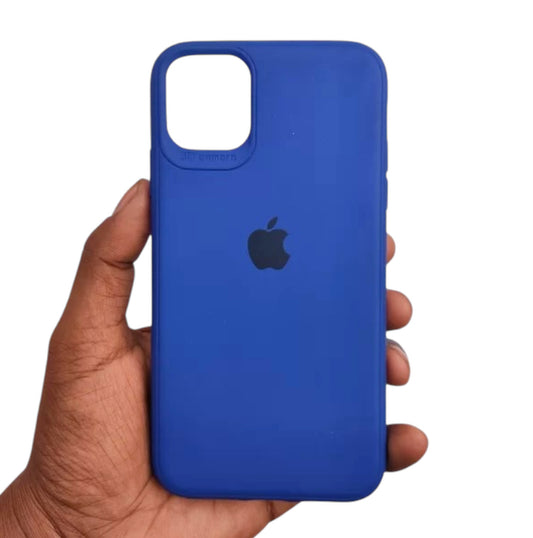 Premium Soft Silicon Logo Protective Case For iPhone 11 Pro Max