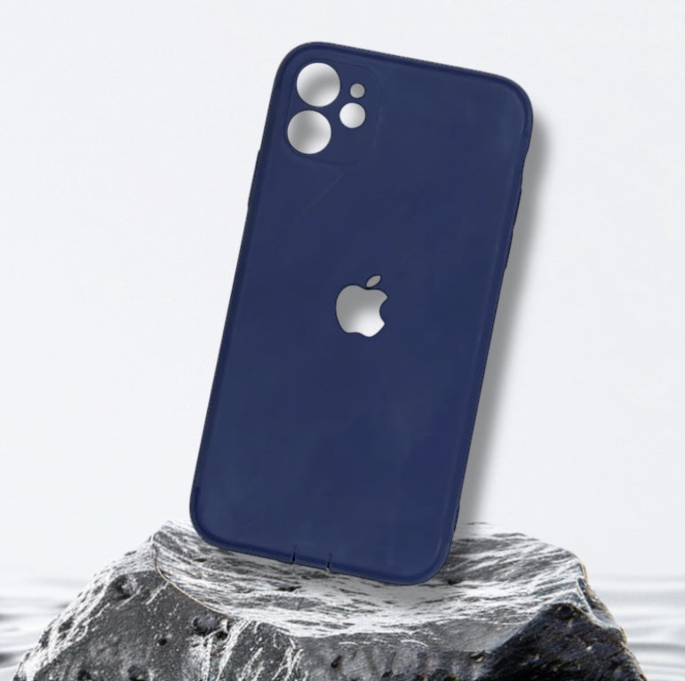 Premium Soft Silicon Logo Protective Case With Camera Protection For iPhone 11