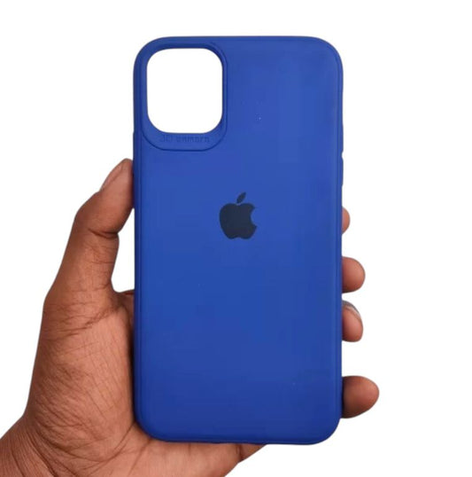 Premium Soft Silicon Logo Protective Case For iPhone 12/12 Pro