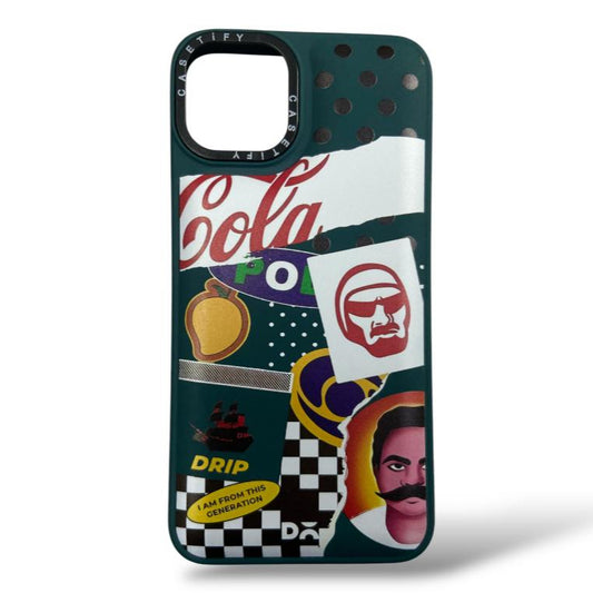 Premium Silicon Puff Printed Protective Case For iPhone 11 Pro Max