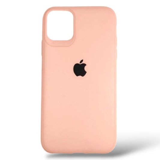 Premium Soft Silicon Logo Protective Case For iPhone 11 Pro Max