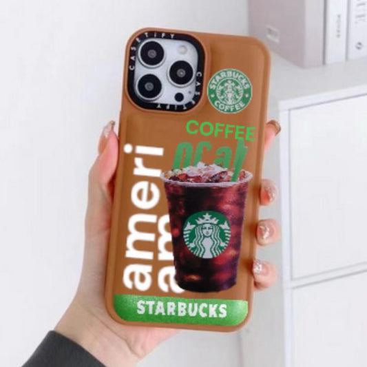 Premium Silicon Puff Printed Starbucks Protective Case For iPhone 11 Pro Max