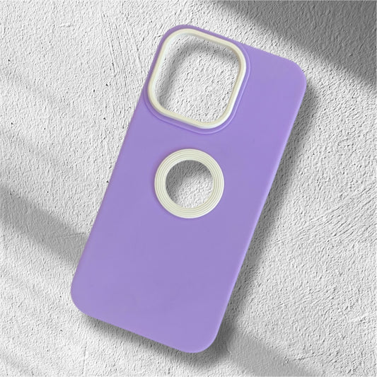Premium Soft Silicon Logo Cut Protective Case For iPhone 12 Pro Max