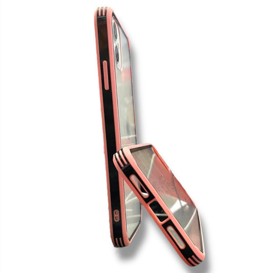 Premium Side Colour Transparent Protective Case For iPhone 11 Pro Max