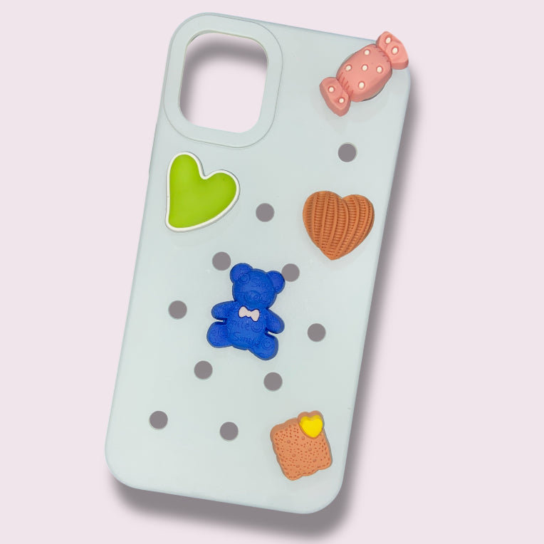 Premium Soft Silicon Teddy Embossed Protective Case For iPhone 11