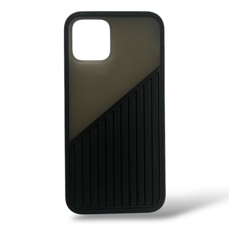 Premium Silicon Smoke Matte Grip Protective Case For iPhone 12/12 Pro