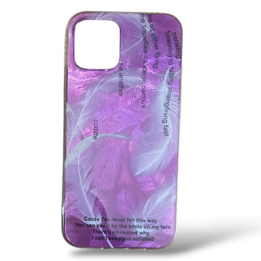 Premium Dual Shade Wing Printed Protective Case For iPhone 12/12 Pro