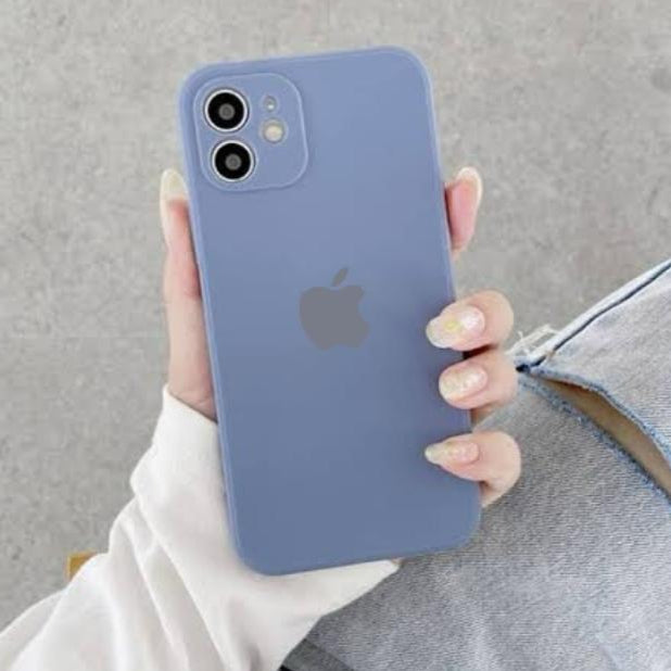 Premium Soft Silicon Logo Cut Protective Case With Camera Protection For iPhone 12
