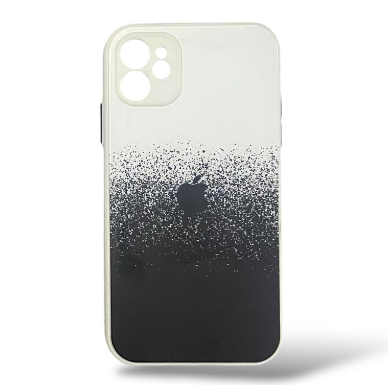 Premium Glass Logo Protective Case With Camera Protection For iPhone 12