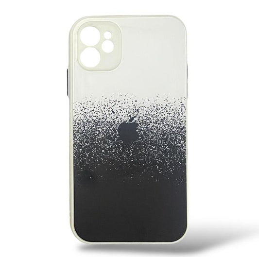 Premium Glass Logo Protective Case With Camera Protection For iPhone 12