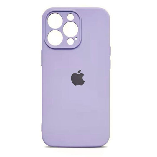 Premium Soft Silicon Logo Protective Case With Camera Protection For iPhone 12
