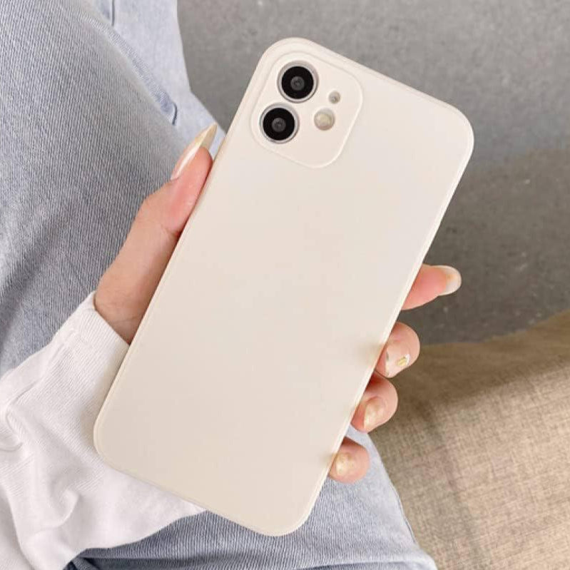 Premium Soft Silicon Protective Case With Camera Protection For iPhone 12