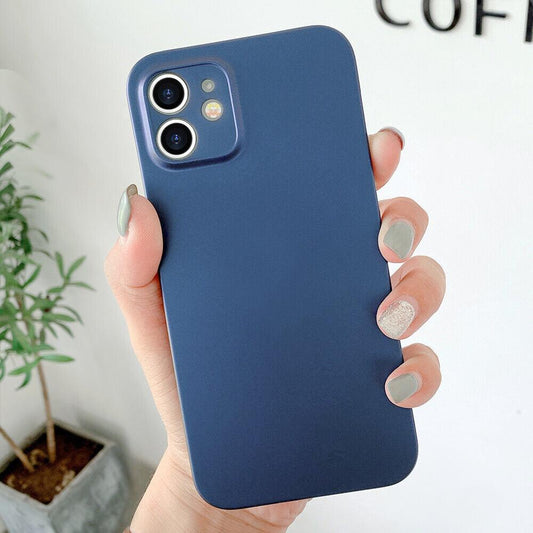 Premium Matte Protective Case With Camera Protection For iPhone 12 Pro