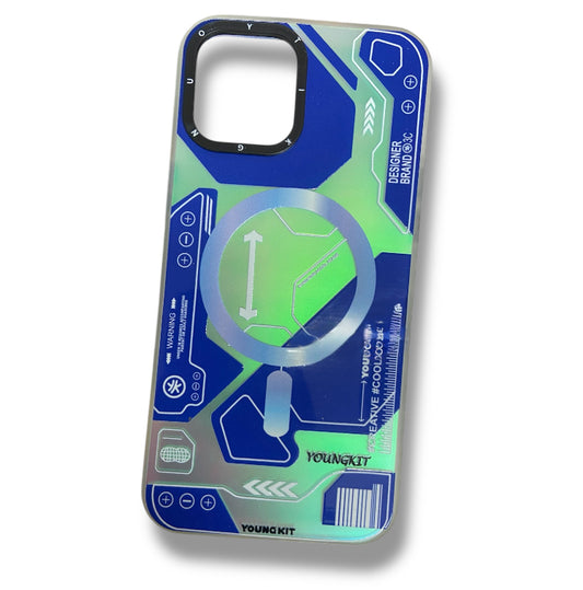 Premium Dual Shade Printed Protective Case For iPhone 12 Pro Max