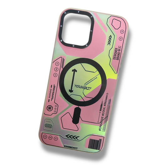 Premium Dual Shade Printed Protective Case For iPhone 12 Pro Max