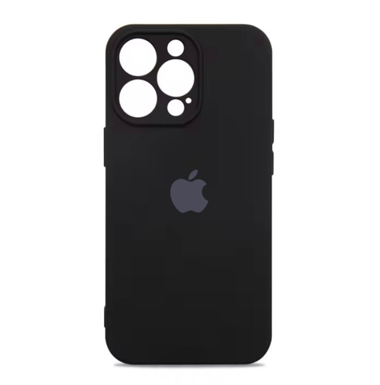 Premium Soft Silicon Logo Protective Case With Camera Protection For iPhone 12 Pro Max