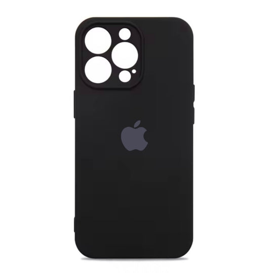 Premium Soft Silicon Logo Protective Case With Camera Protection For iPhone 12 Pro Max