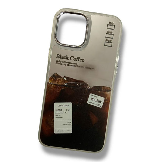 Premium Printed Mirror Coffee Protective Case For iPhone 12 Pro Max
