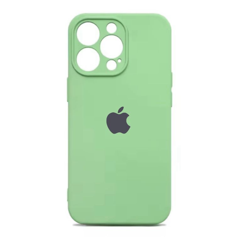 Premium Soft Silicon Logo Protective Case With Camera Protection For iPhone 12 Pro Max