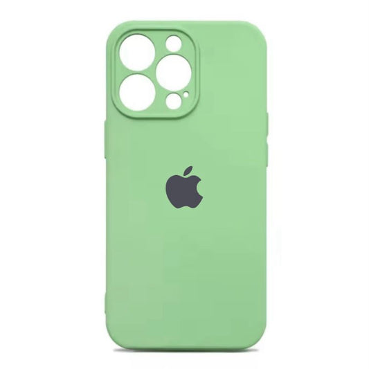 Premium Soft Silicon Logo Protective Case With Camera Protection For iPhone 12 Pro Max