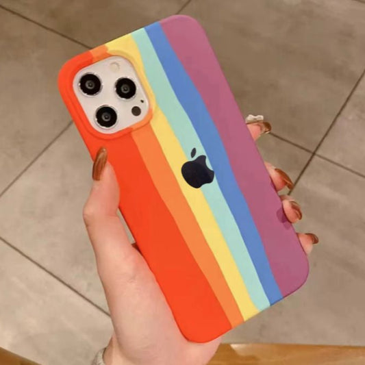 Premium Silicon Coloured Logo Protective Case With For iPhone 12 Pro Max