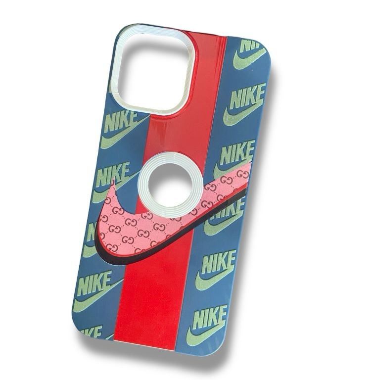 Premium Silicon Printed Logo Cut Protective Case For iPhone 12 Pro Max